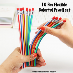 10 Pcs Flexible Colorful Pencil set, FC10 